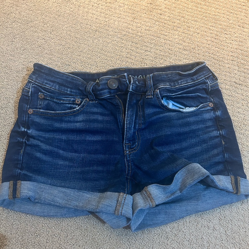 American Eagle Outfitters Blue Jean Shorts Classic Cut